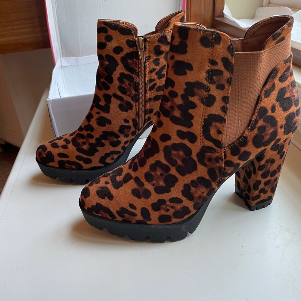 Leopard Boots